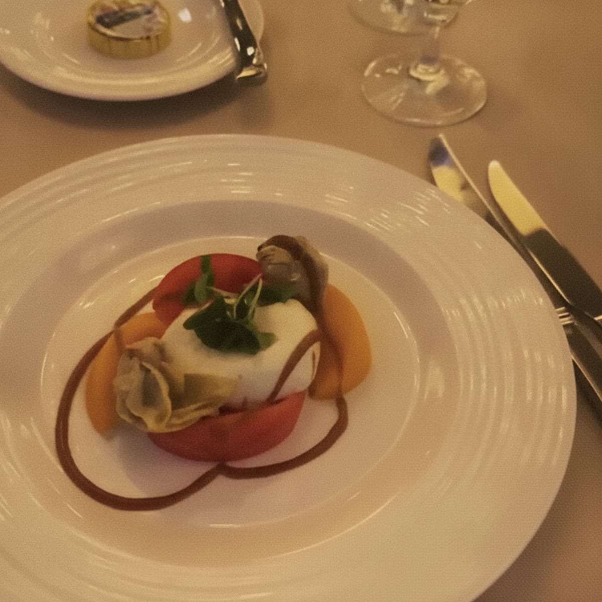 Plated chef-driven course served at an Orlando event